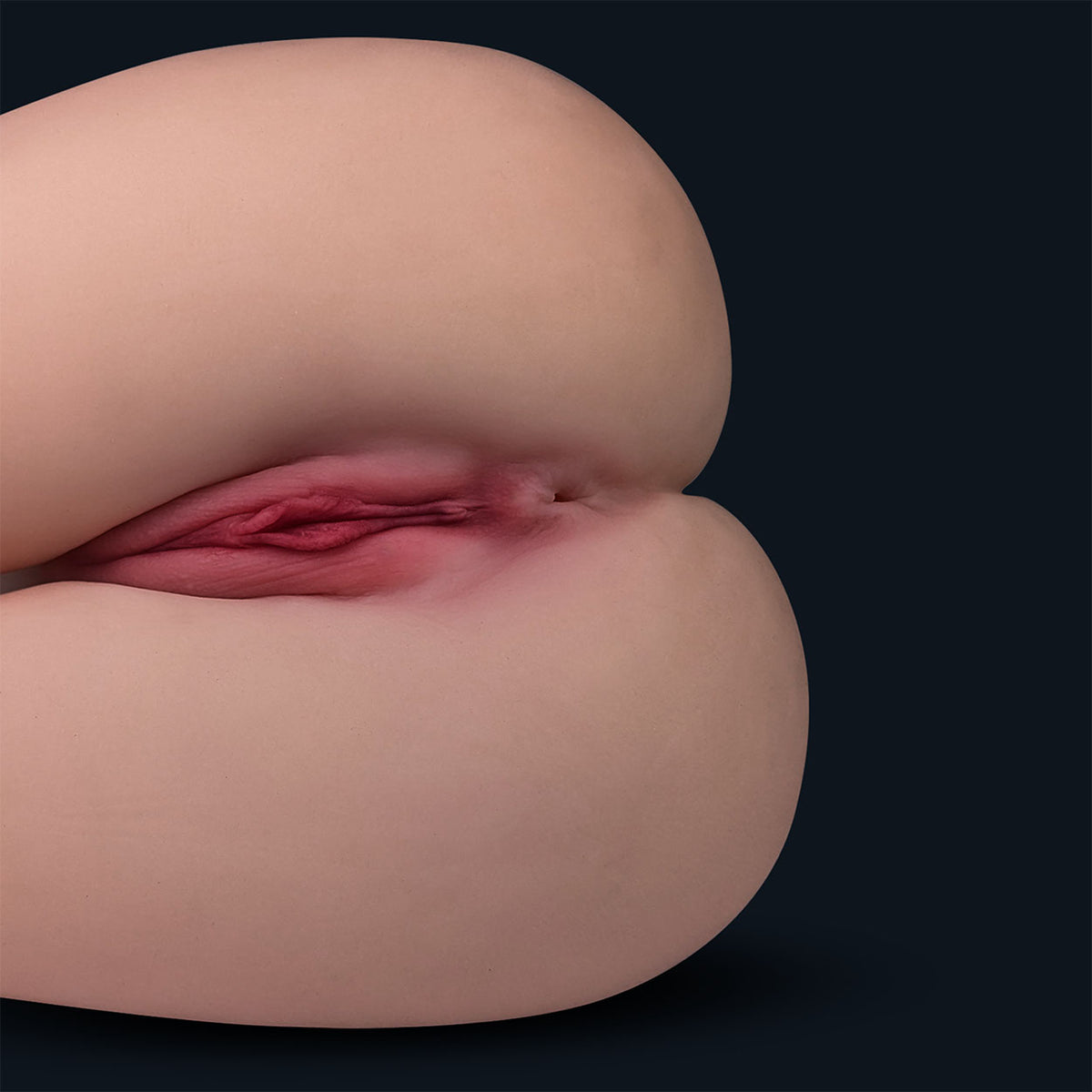 Close-up of the vagina and anus of fake butt Jessica