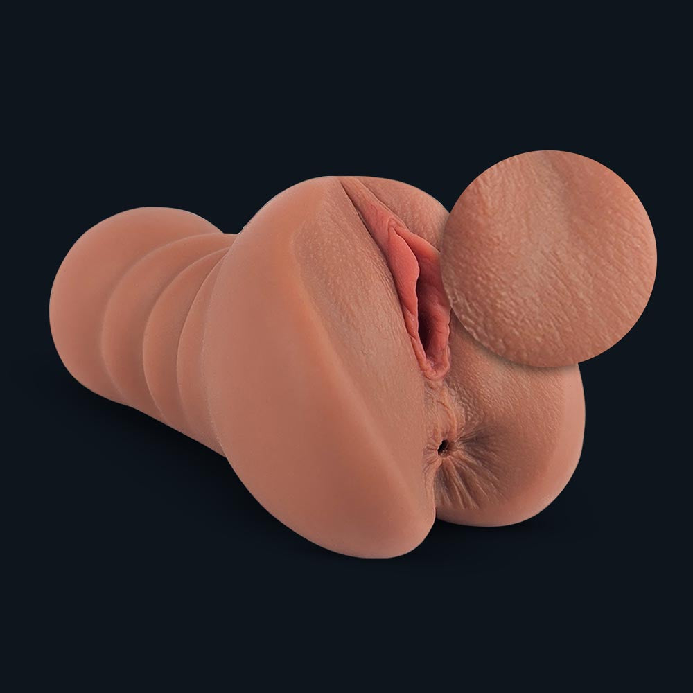 Emma pocket pussy with enlarged close-up of the skin texture